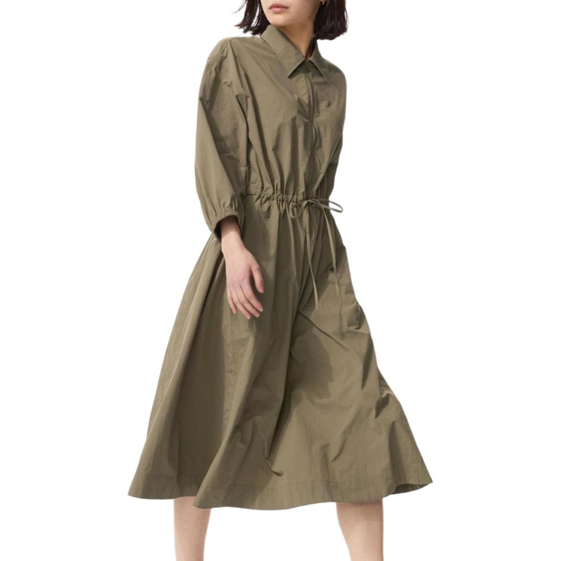 Женское платье с длинными рукавами UNIQLO, оливковый
Женское платье с длинными рукавами UNIQLO, оливковый