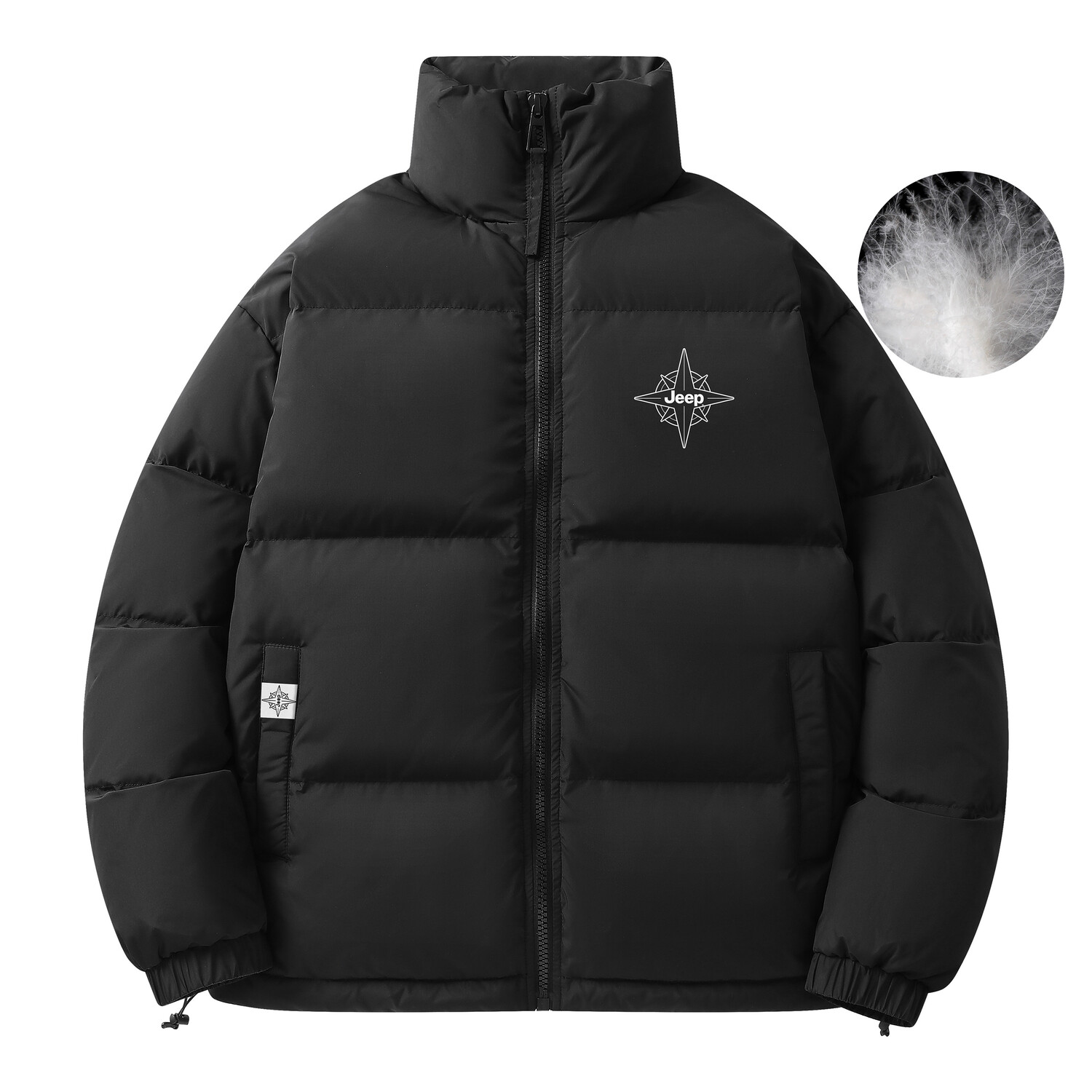 Пуховик унисекс Jeep, зеленый
Пуховик унисекс Jeep, зеленый