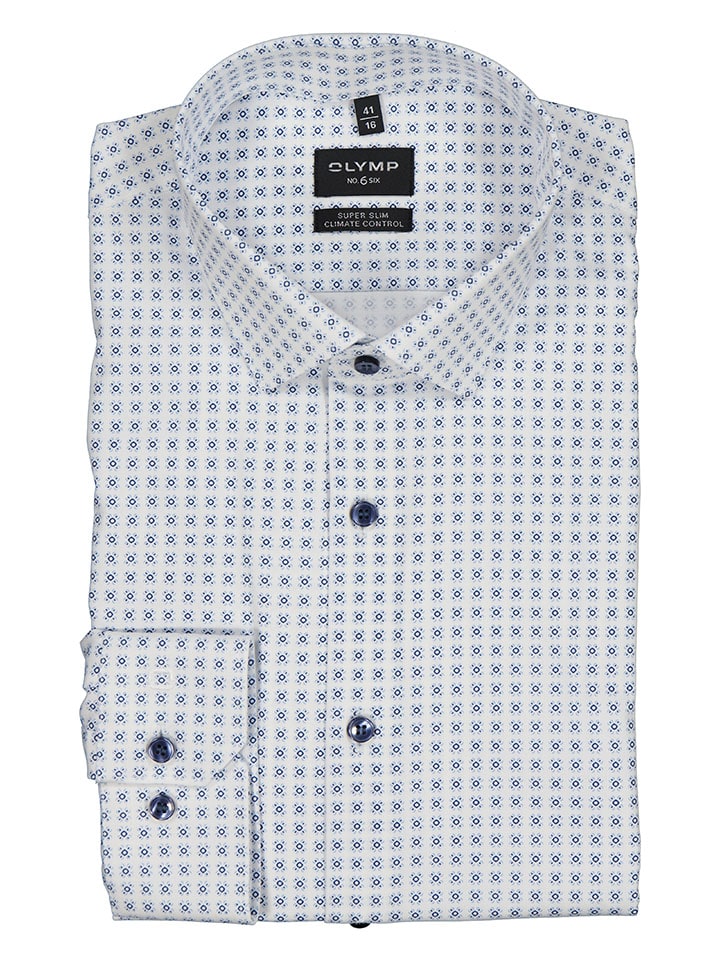 Рубашка No 6 OLYMP, белый/синий
Рубашка No 6 OLYMP, белый/синий
