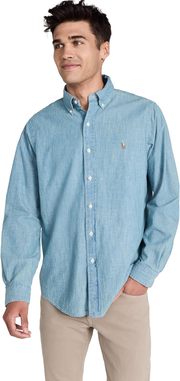 POLO RALPH LAUREN Мужская рубашка Chambray в классическом крое
POLO RALPH LAUREN Мужская рубашка Chambray в классическом крое