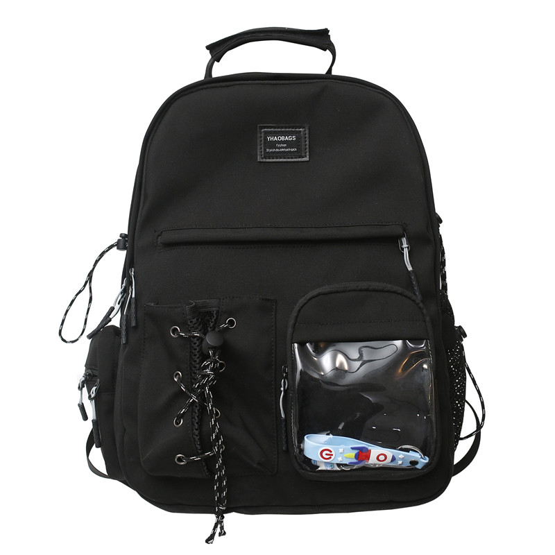 Deli Bear Нейлоновый рюкзак унисекс бело-черный, Style 1 Black with Charm
Deli Bear Нейлоновый рюкзак унисекс бело-черный, Style 1 Black with Charm