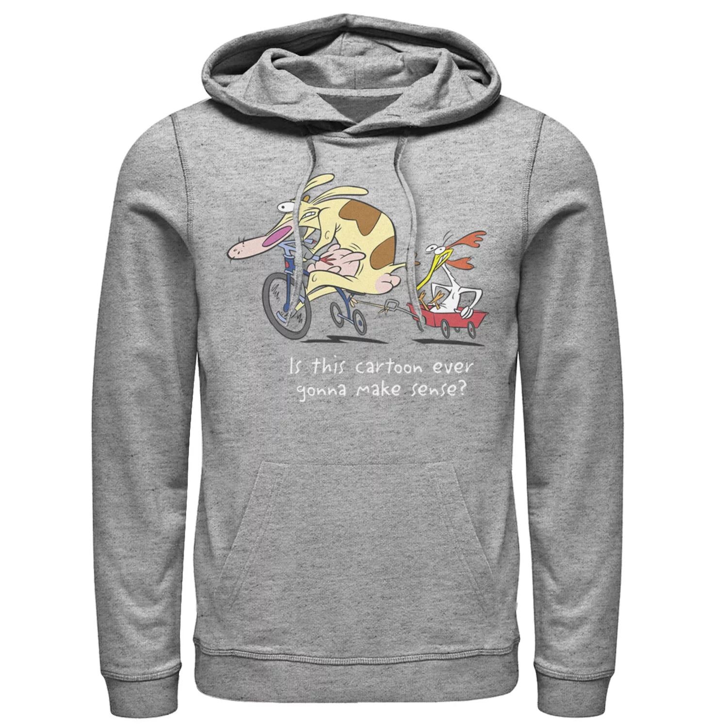 Мужская толстовка с капюшоном Cartoon Network Cow & Chicken This Cartoon Ever Gonna Make Sense Licensed Character
Мужская толстовка с капюшоном Cartoon Network Cow & Chicken This Cartoon Ever Gonna Make Sense Licensed Character