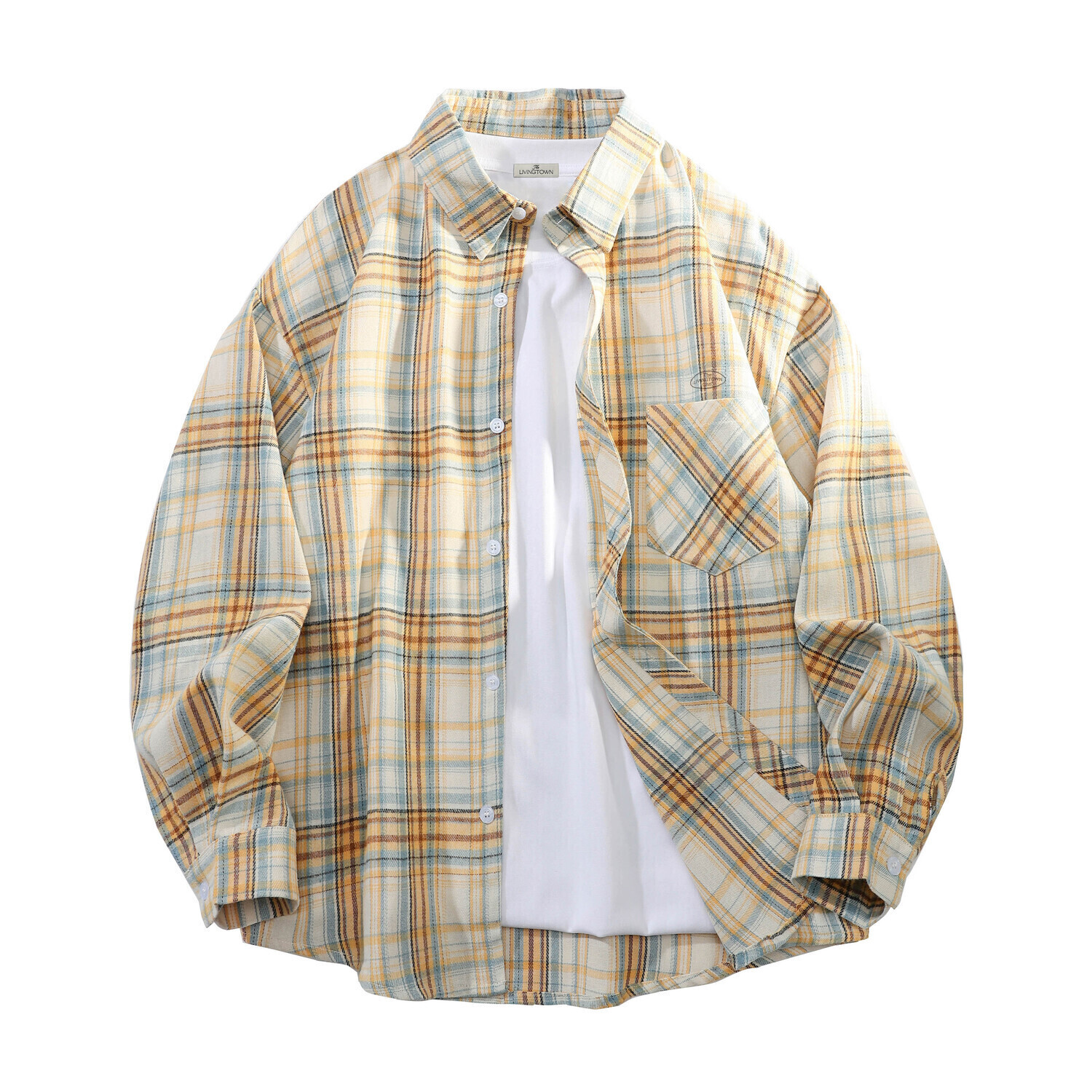 Рубашка унисекс LIVINGTOWN, желтый
Рубашка унисекс LIVINGTOWN, желтый