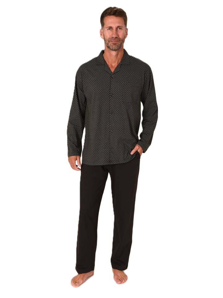 Пижама NORMANN Langarm zum durchknöpfen, коричневый
Пижама NORMANN Langarm zum durchknöpfen, коричневый
