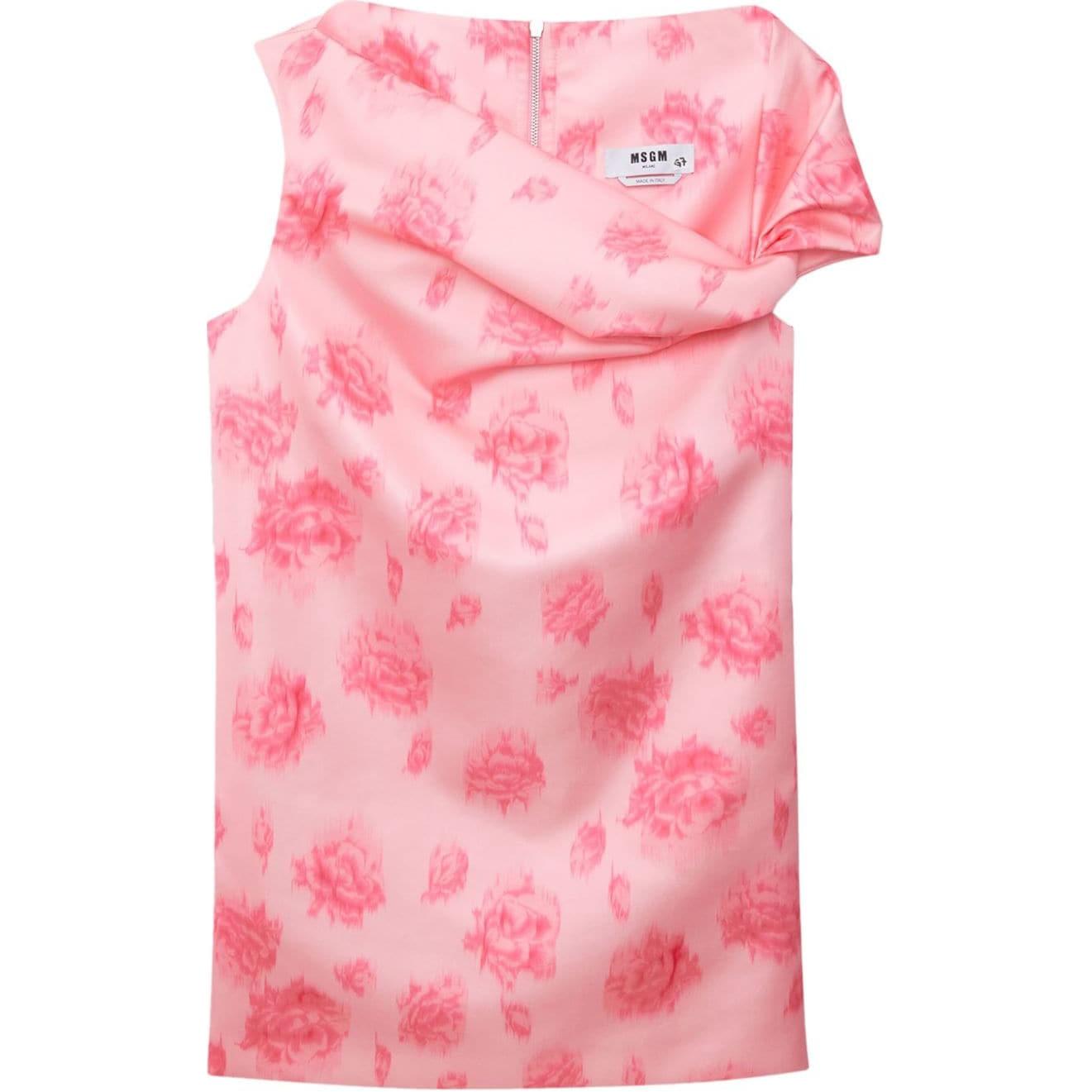 Мини-платье с цветочным принтом MSGM, розовый
Мини-платье с цветочным принтом MSGM, розовый