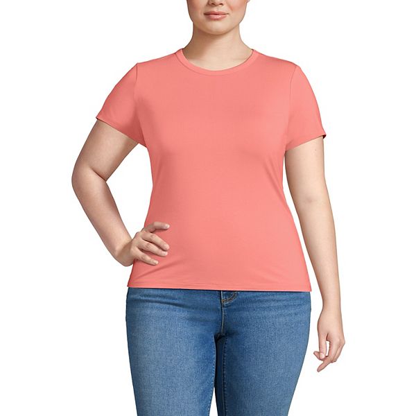 Футболка с коротким рукавом и круглым вырезом Plus size Lands' End, Coral Clay
Футболка с коротким рукавом и круглым вырезом Plus size Lands' End, Coral Clay