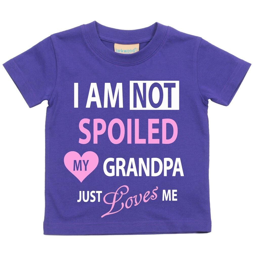 Футболка «Я не избалован, мой дедушка просто любит меня» 60 SECOND MAKEOVER, фиолетовый
Футболка «Я не избалован, мой дедушка просто любит меня» 60 SECOND MAKEOVER, фиолетовый