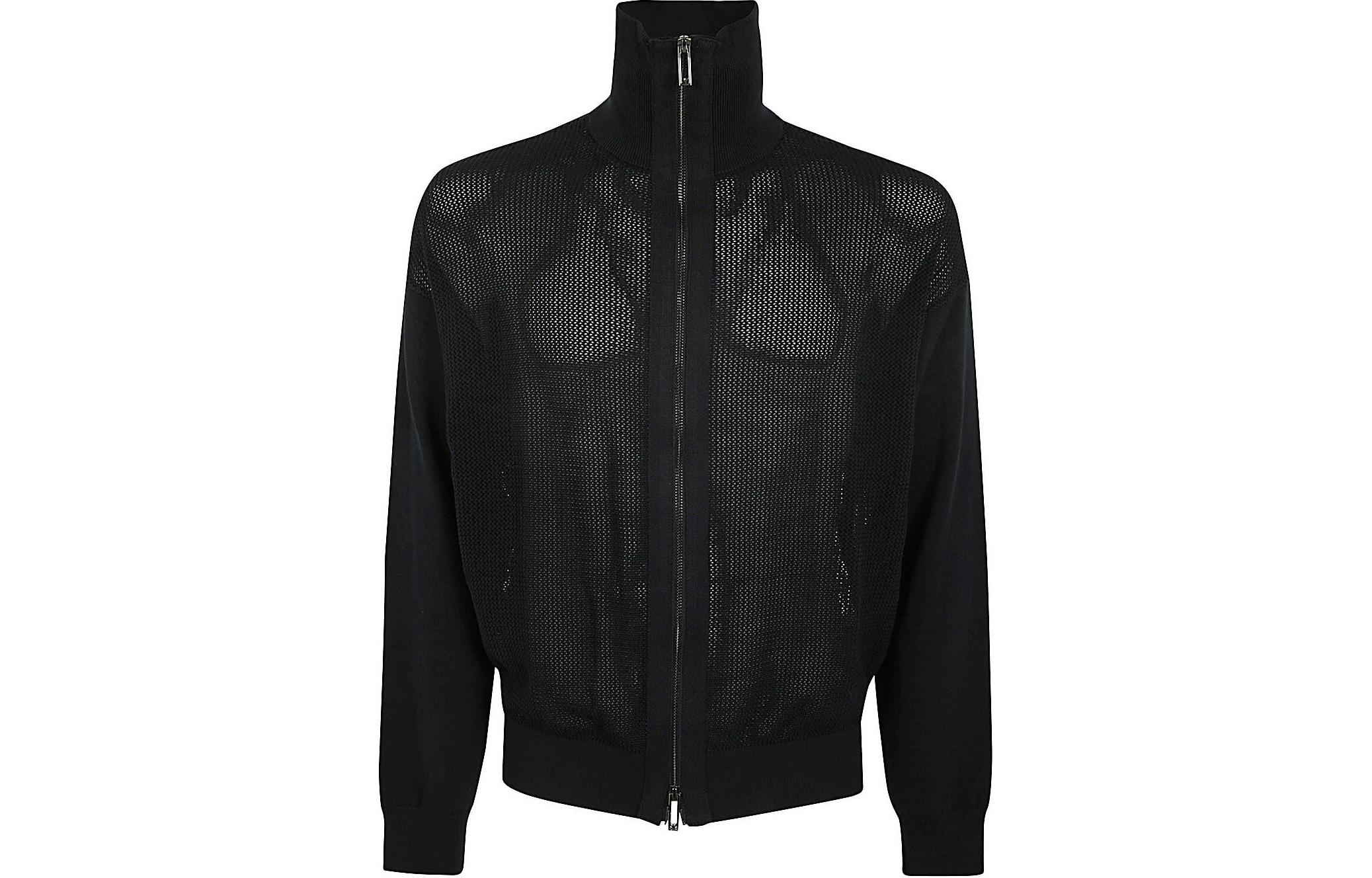 Футболка с высоким воротником на молнии вязаный кардиган EMPORIO ARMANI, морской синий
Футболка с высоким воротником на молнии вязаный кардиган EMPORIO ARMANI, морской синий