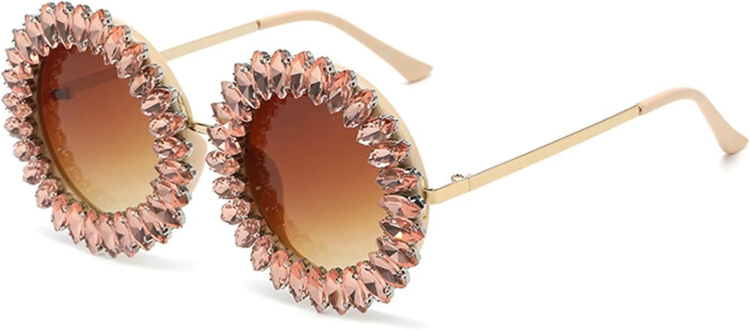 Солнцезащитные очки Willochra Diamond круглые для женщин, защита от ультрафиолета UV400, крупные очки с блестящими стразами, ретро-очки с кристаллами, Brown
Солнцезащитные очки Willochra Diamond круглые для женщин, защита от ультрафиолета UV400, крупные очки с блестящими стразами, ретро-очки с кристаллами, Brown