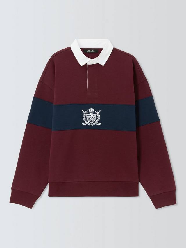 Поло гольф от Stripe Knit регби рубашка Ralph Lauren, Rich Ruby/Refin Navy
Поло гольф от Stripe Knit регби рубашка Ralph Lauren, Rich Ruby/Refin Navy