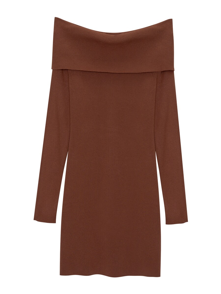 Вязаное платье Pull&Bear, коричневый
Вязаное платье Pull&Bear, коричневый