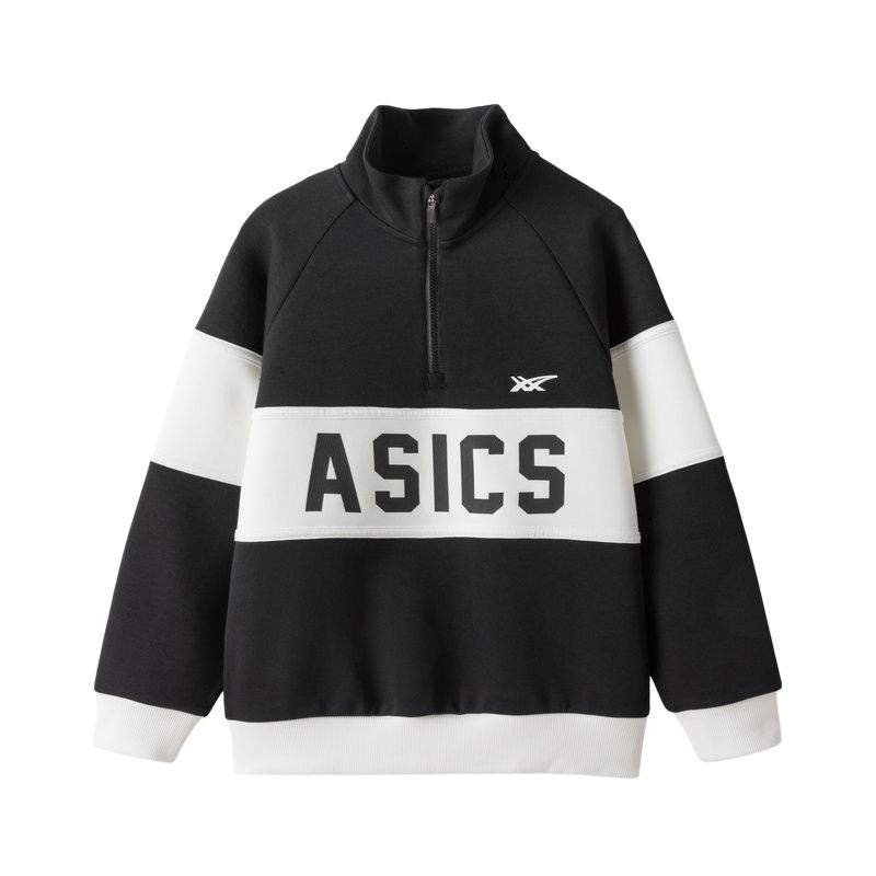 Свитер черный подростковый Asics, 001 Black 
Свитер черный подростковый Asics, 001 Black