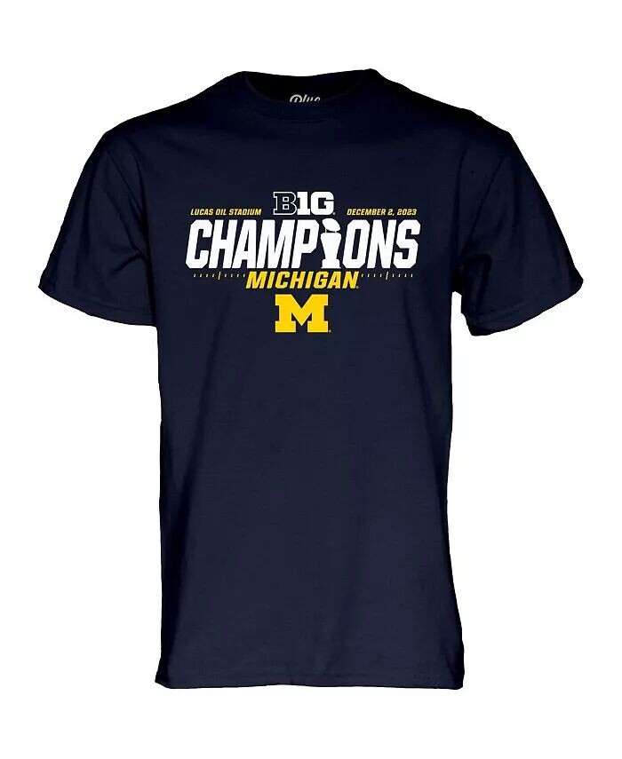 Мужская темно-синяя футболка Michigan Wolverines 2023 Big Ten Football Conference Champions Locker Room Blue 84, синий
Мужская темно-синяя футболка Michigan Wolverines 2023 Big Ten Football Conference Champions Locker Room Blue 84, синий