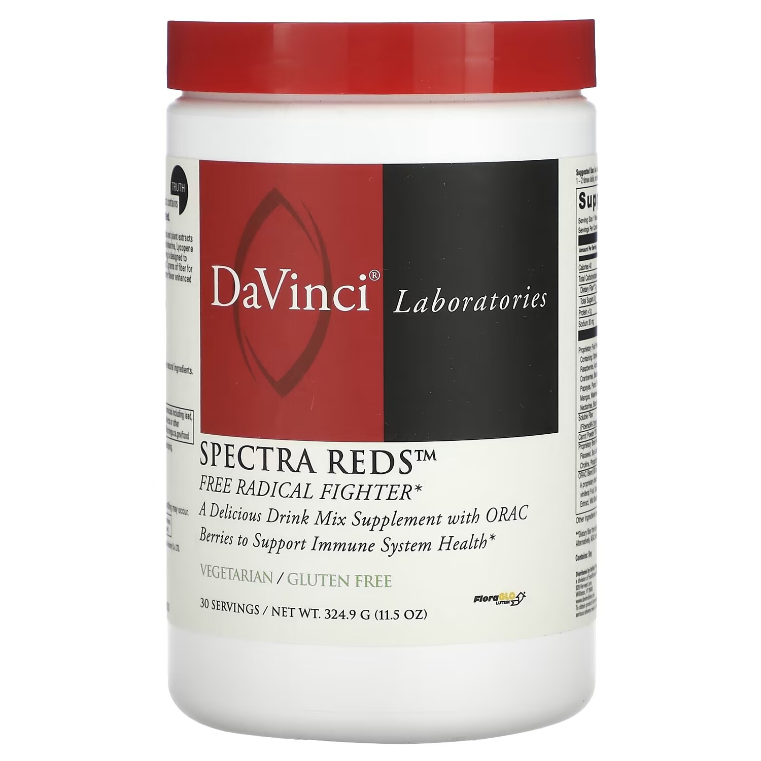 Добавка DaVinci Laboratories of Vermont Spectra Reds Free Radical Fighter, 324,9 г
Добавка DaVinci Laboratories of Vermont Spectra Reds Free Radical Fighter, 324,9 г