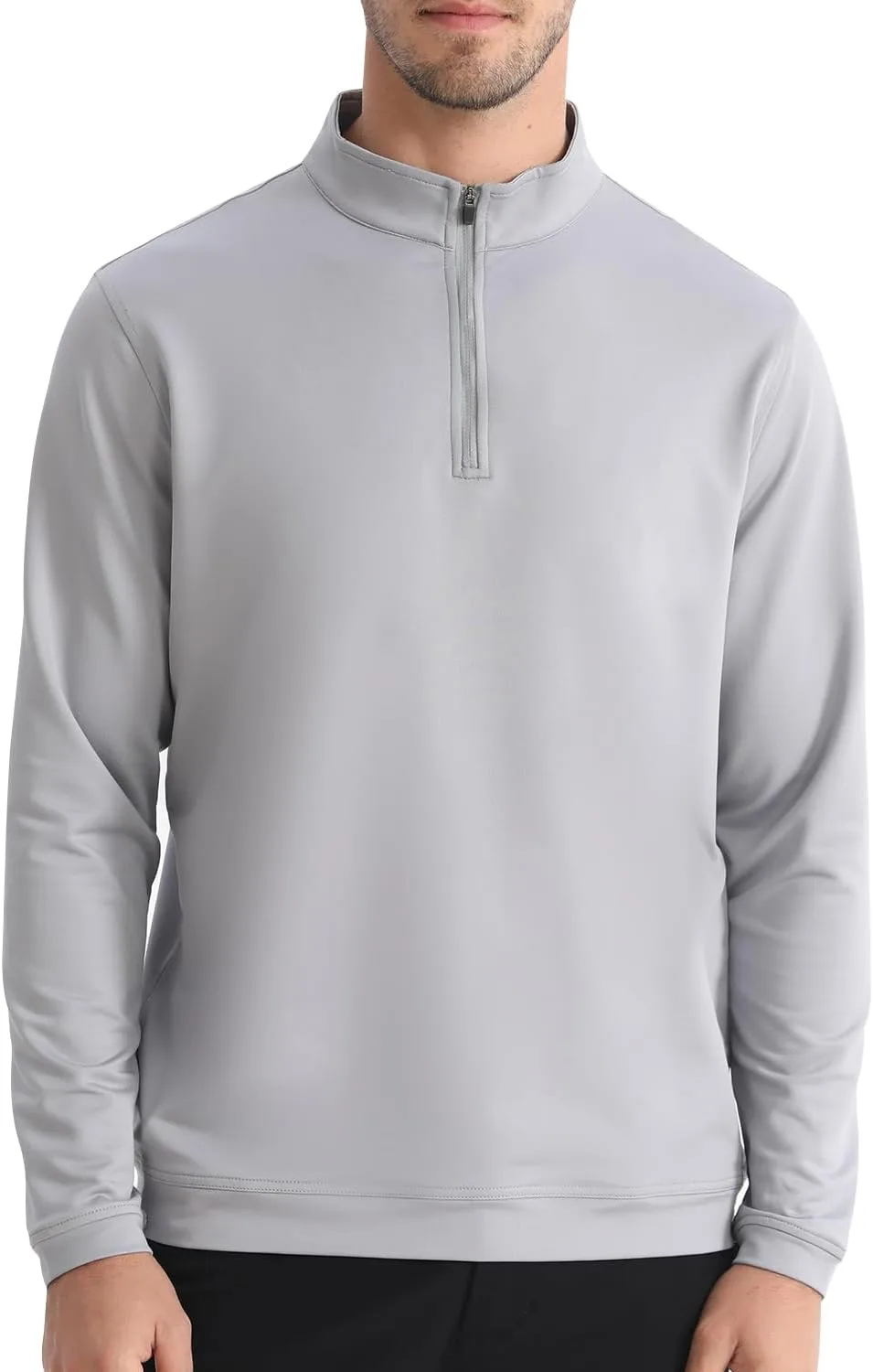 Мужской свитер с четвертью молнии, длинный рукав, легкий Golthan
Мужской свитер с четвертью молнии, длинный рукав, легкий Golthan