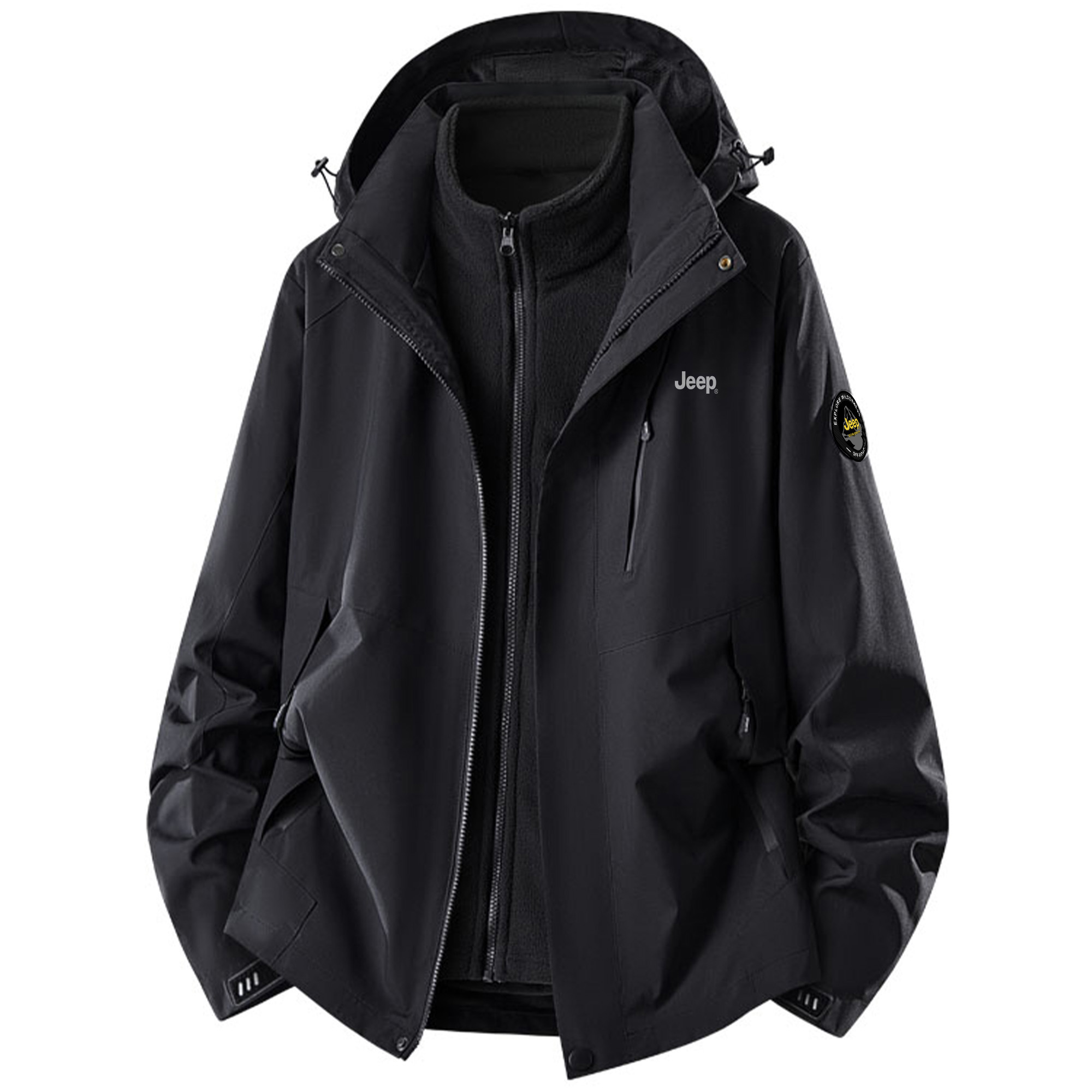 Jeep Куртка из коллекции Leisure Unisex, Black (Fleece Liner+Shell Clothing Sets)
Jeep Куртка из коллекции Leisure Unisex, Black (Fleece Liner+Shell Clothing Sets)