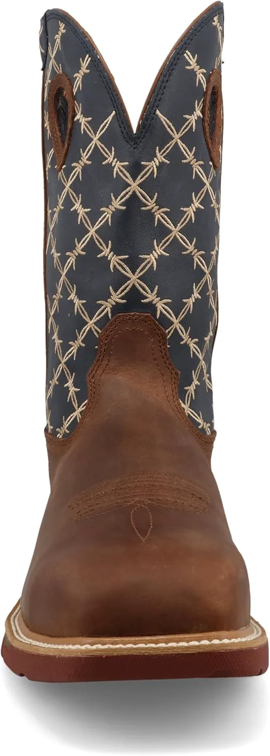 Twisted X Мужские ботинки 12" с нанокомпозитным защитным носком, водонепроницаемые, западные рабочие ботинки, темно-синий
Twisted X Мужские ботинки 12" с нанокомпозитным защитным носком, водонепроницаемые, западные рабочие ботинки, темно-синий