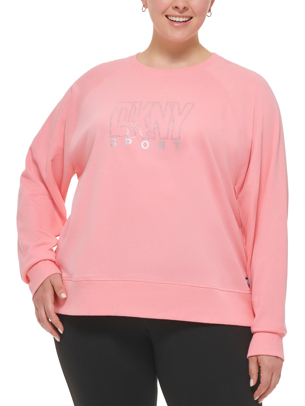 Плюс Женская толстовка с круглым вырезом и логотипом из страз DKNY Sport, цвет watermelon
Плюс Женская толстовка с круглым вырезом и логотипом из страз DKNY Sport, цвет watermelon