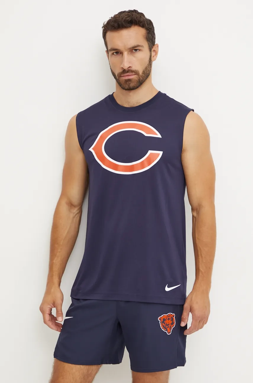 Тренировочная футболка Chicago Bears Nike, темно-синий 
Тренировочная футболка Chicago Bears Nike, темно-синий