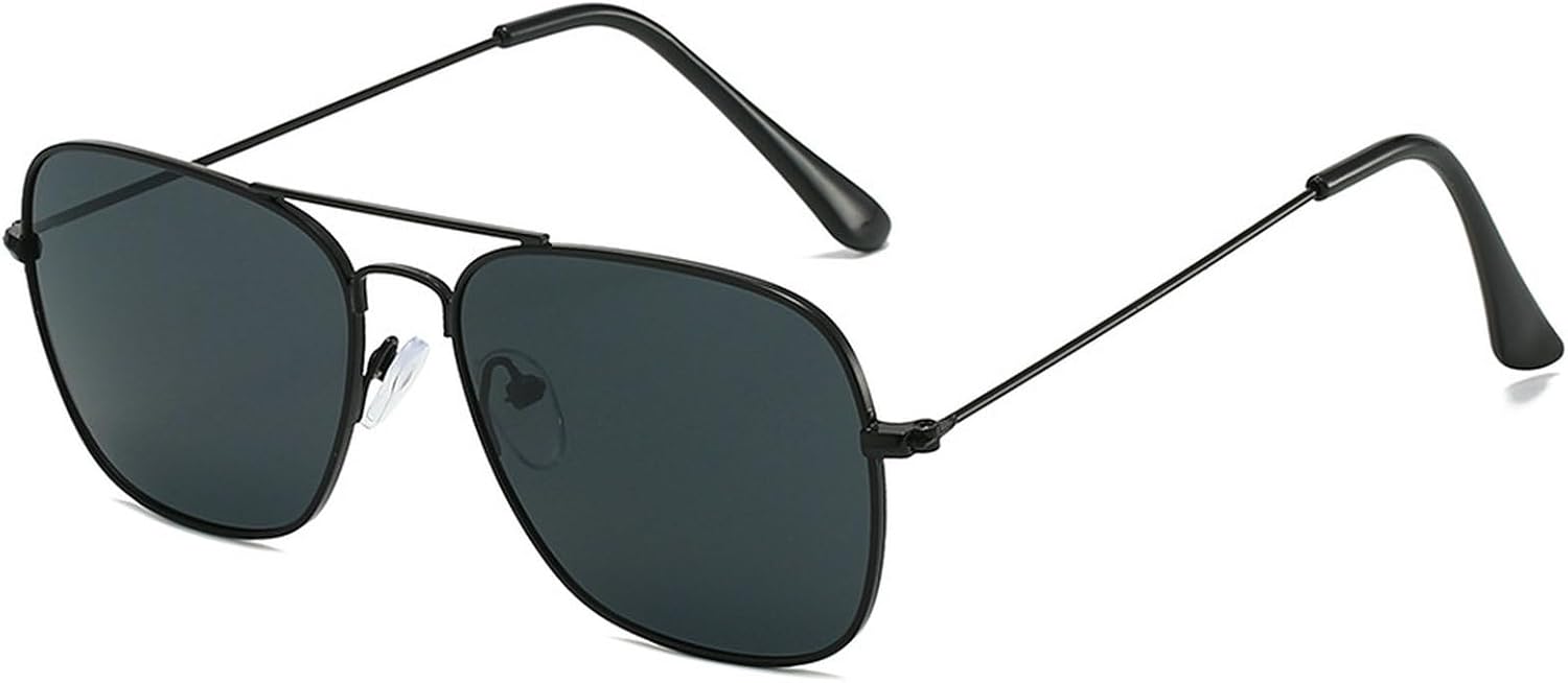 Классические солнцезащитные очки-пилот для мужчин, металлические, черные, роскошные, квадратной формы, модные мужские очки для вождения, отдыха, с защитой от УФ-излучения UV400 mincl, C1
Классические солнцезащитные очки-пилот для мужчин, металлические, черные, роскошные, квадратной формы, модные мужские очки для вождения, отдыха, с защитой от УФ-излучения UV400 mincl, C1