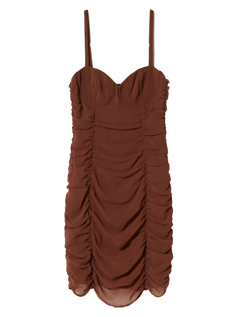 Платье Bershka, цвет Chocolate
Платье Bershka, цвет Chocolate