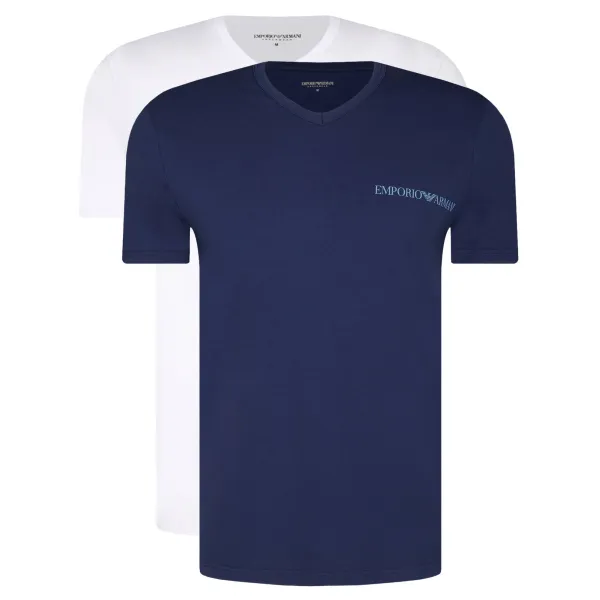 Комплект из двух футболок приталенного кроя Emporio Armani, белый
Комплект из двух футболок приталенного кроя Emporio Armani, белый