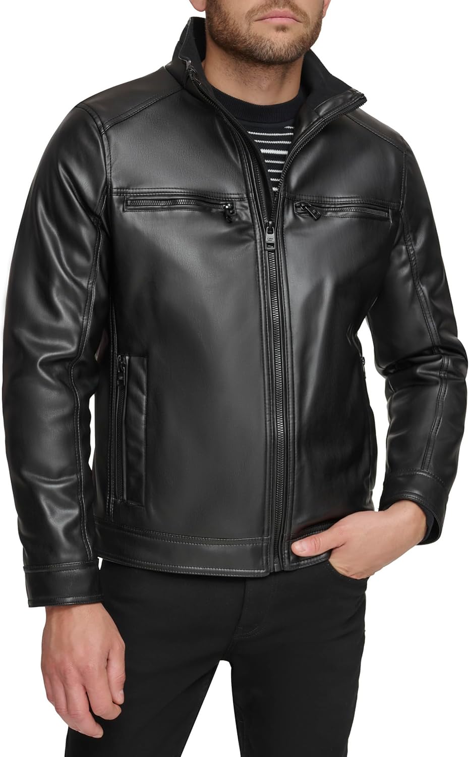 Мужская повседневная куртка Calvin Klein Essential из искусственной кожи, Black
Мужская повседневная куртка Calvin Klein Essential из искусственной кожи, Black