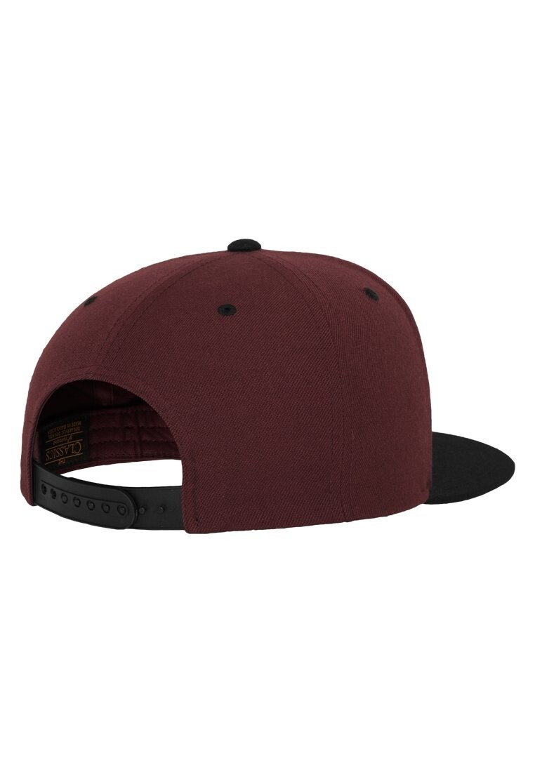 Кепка Classic Snapback 2-Tone Flexfit, бордо, черная
Кепка Classic Snapback 2-Tone Flexfit, бордо, черная