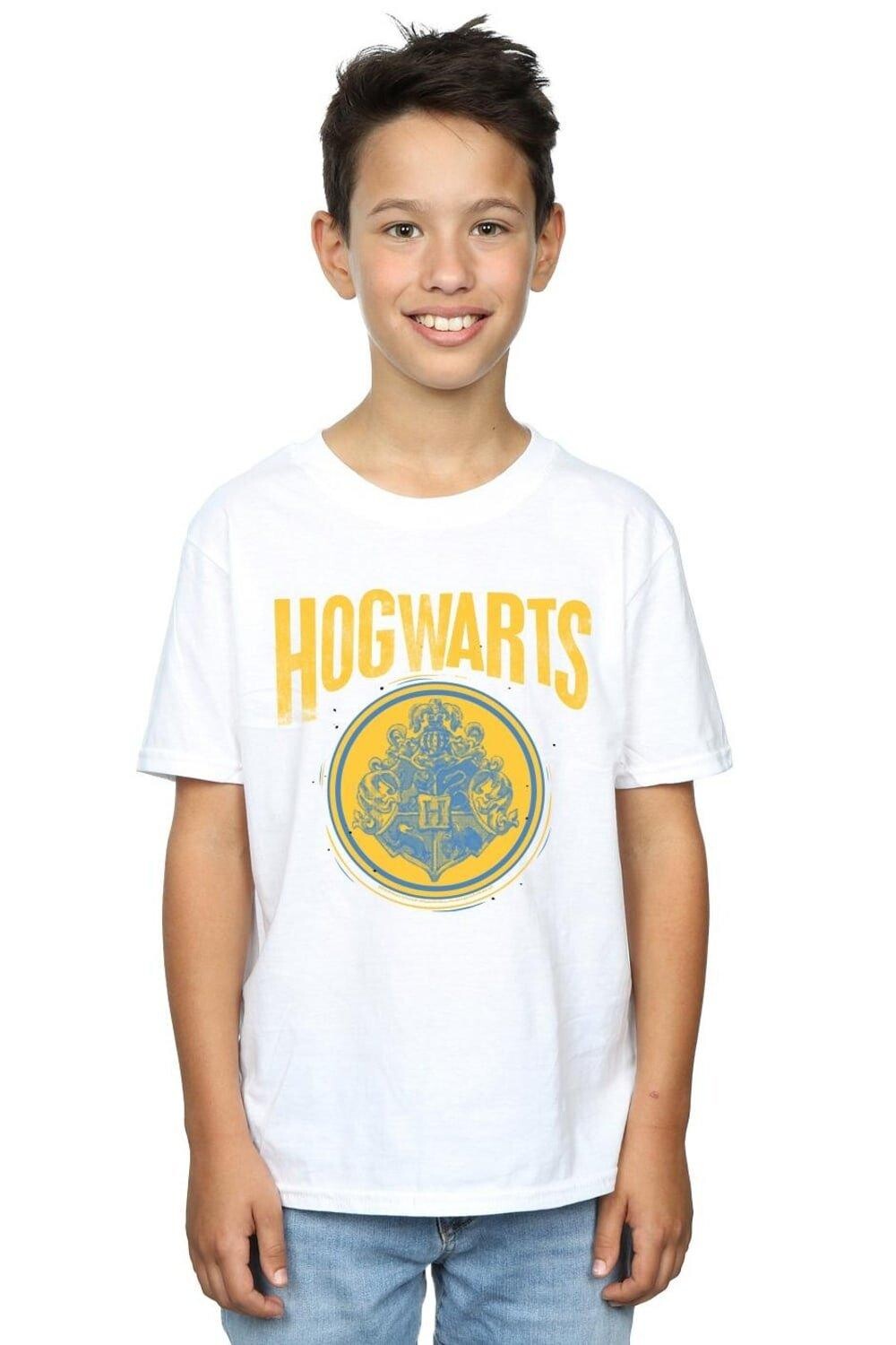 Футболка с гербом Хогвартса Harry Potter, белый 
Футболка с гербом Хогвартса Harry Potter, белый