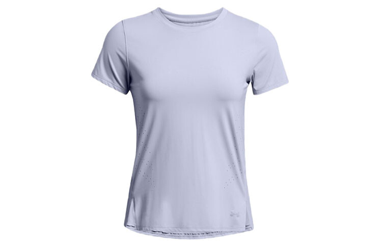 Футболка женская светло-голубая/фиолетовая Under Armour
Футболка женская светло-голубая/фиолетовая Under Armour