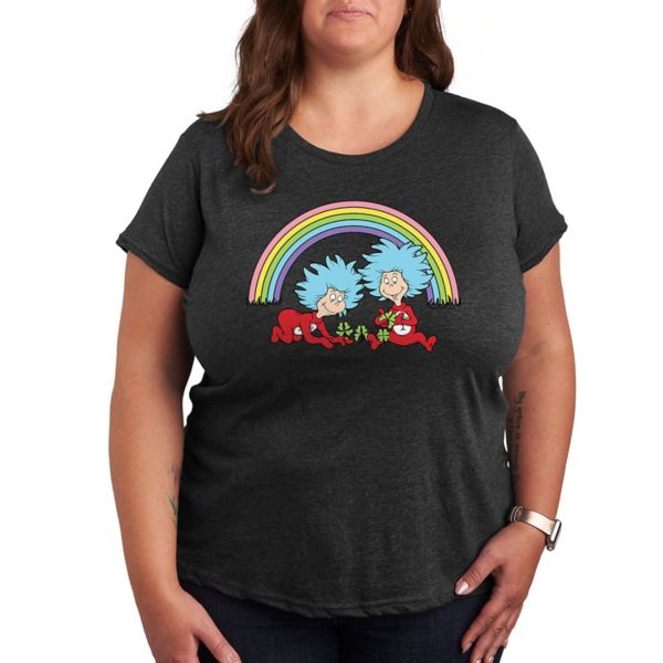 Футболка с рисунком "Тысяча и одна радуга" от Dr Seuss для полных Licensed Character, серый
Футболка с рисунком "Тысяча и одна радуга" от Dr Seuss для полных Licensed Character, серый