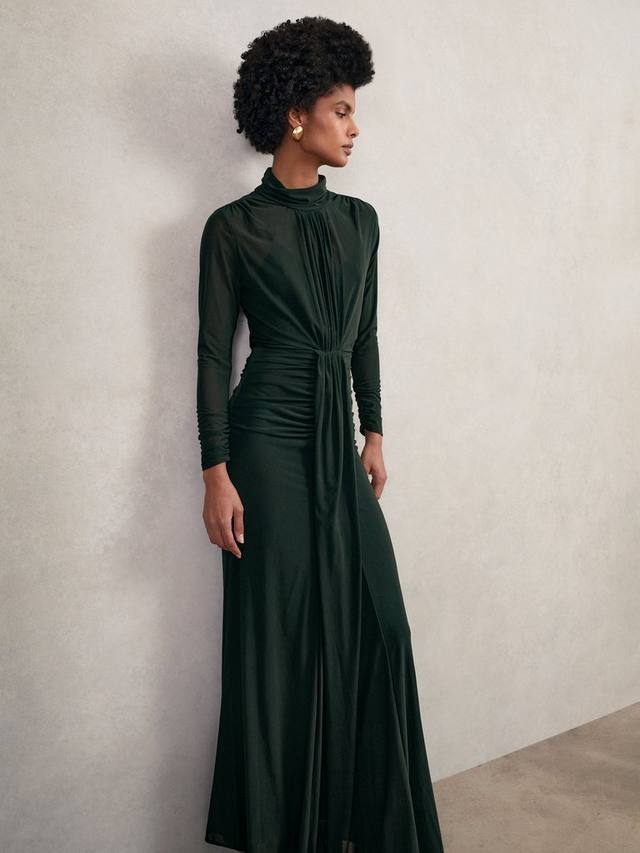 Платье макси Dannie с защипами Reiss, Dark Green
Платье макси Dannie с защипами Reiss, Dark Green
