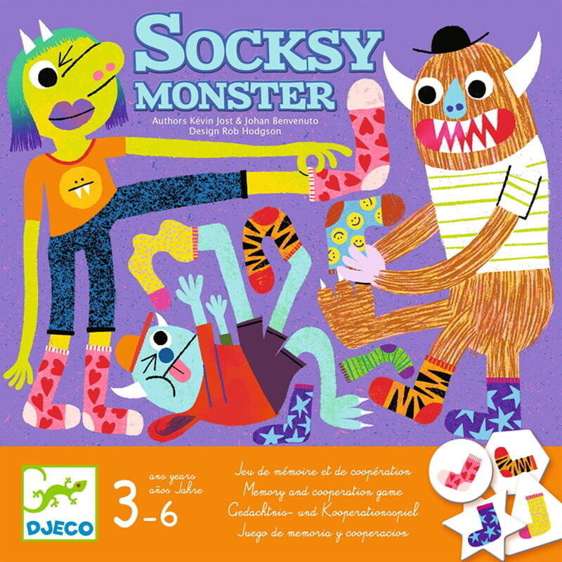 SOCKSY MONSTER DJ08526 настольная игра Djeco
SOCKSY MONSTER DJ08526 настольная игра Djeco