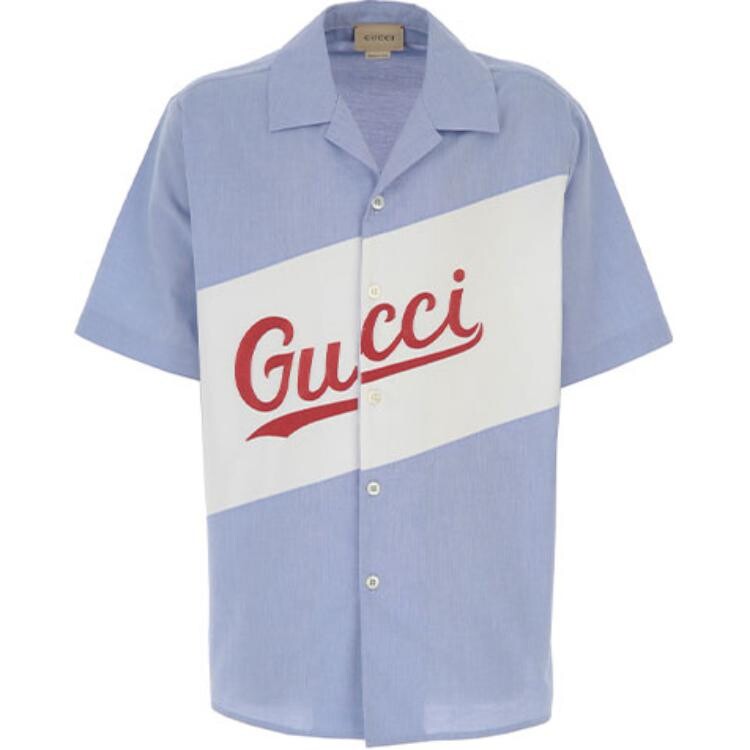 Детская рубашка Gucci, синий
Детская рубашка Gucci, синий