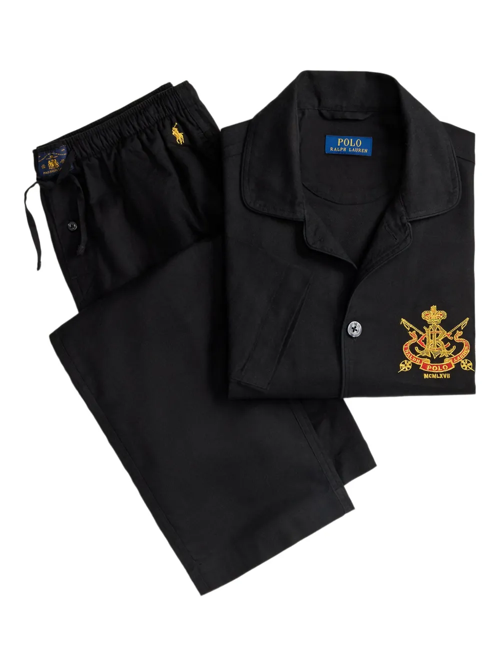 Пижама с вышивкой POLO RALPH LAUREN, черный
Пижама с вышивкой POLO RALPH LAUREN, черный