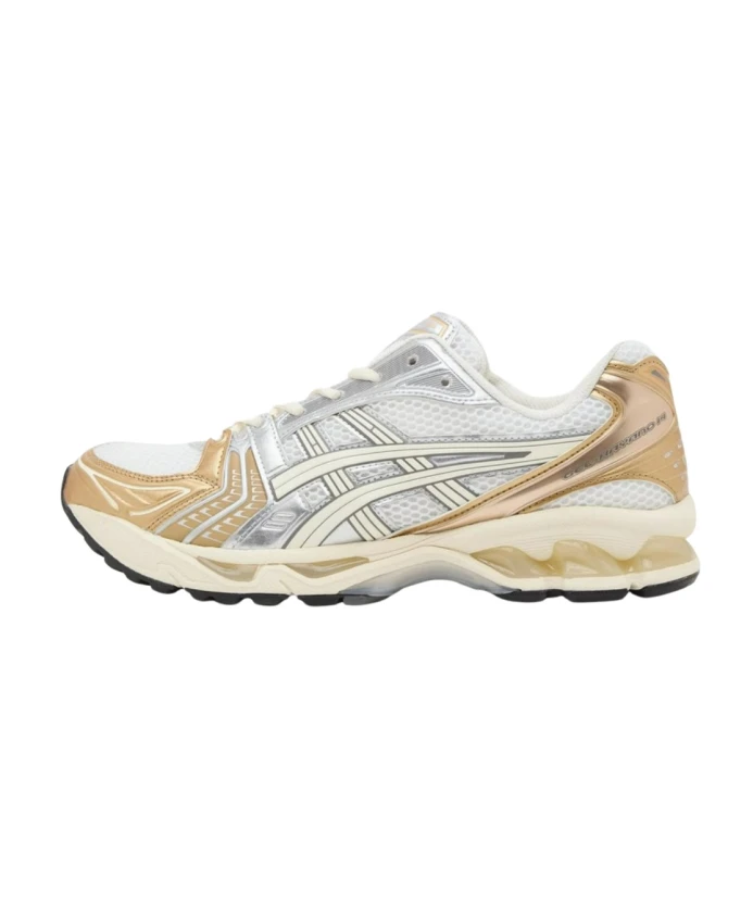 Туфли Gel Kayano 14 кремово-золотые Asics, мультиколор
Туфли Gel Kayano 14 кремово-золотые Asics, мультиколор