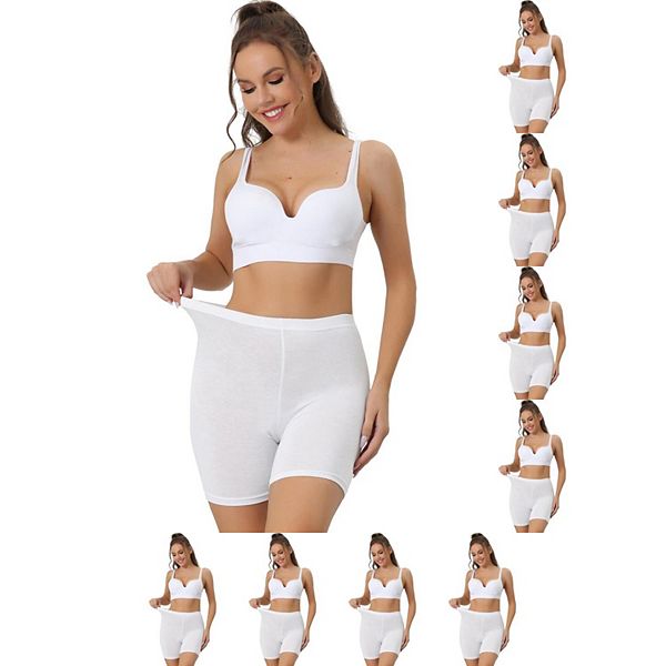 9 пар женских шорт-трусов миди с полным покрытием Inspire Chic, White
9 пар женских шорт-трусов миди с полным покрытием Inspire Chic, White