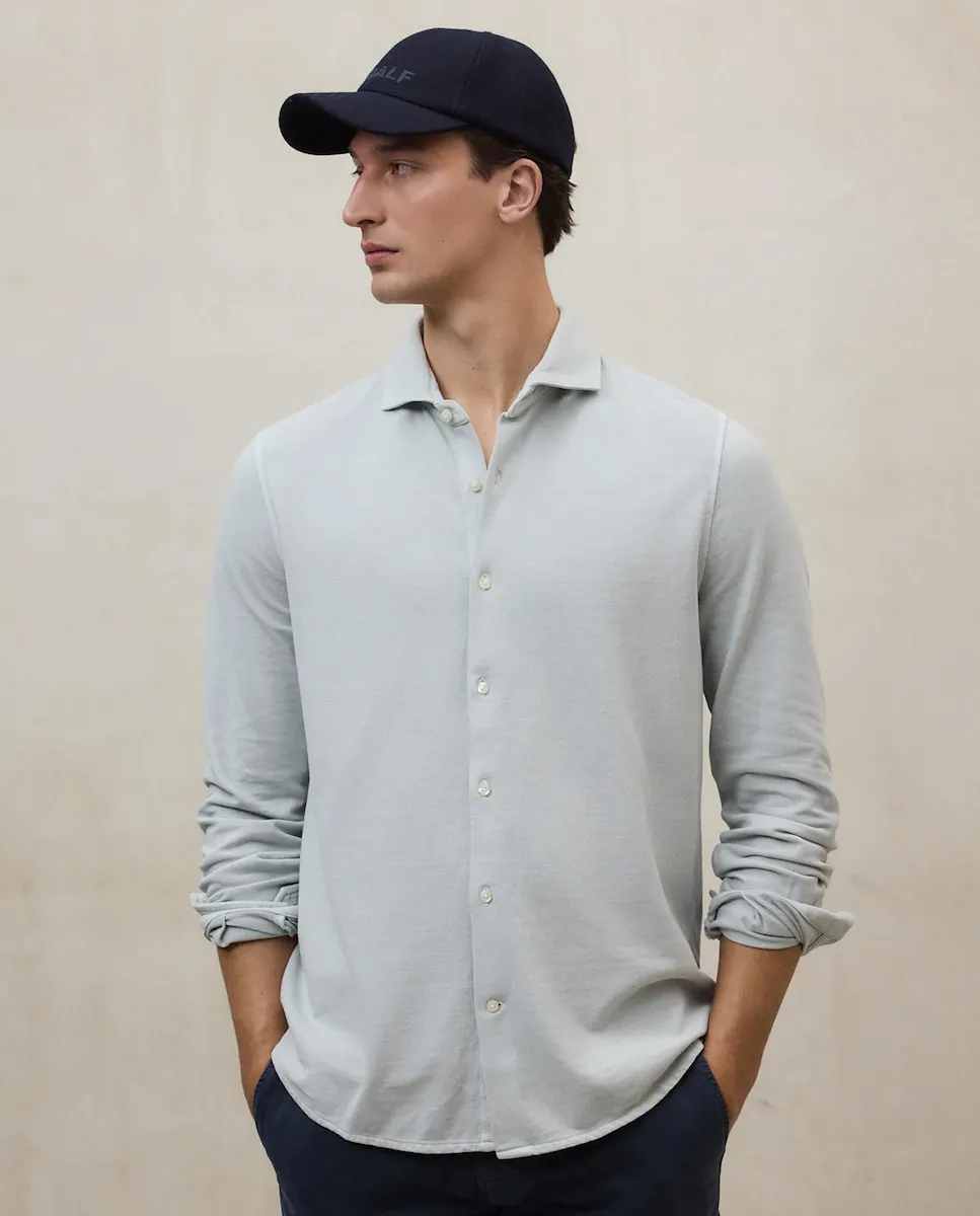 Мужская рубашка с длинными рукавами и застежкой на пуговицы Ecoalf, светло-серый
Мужская рубашка с длинными рукавами и застежкой на пуговицы Ecoalf, светло-серый