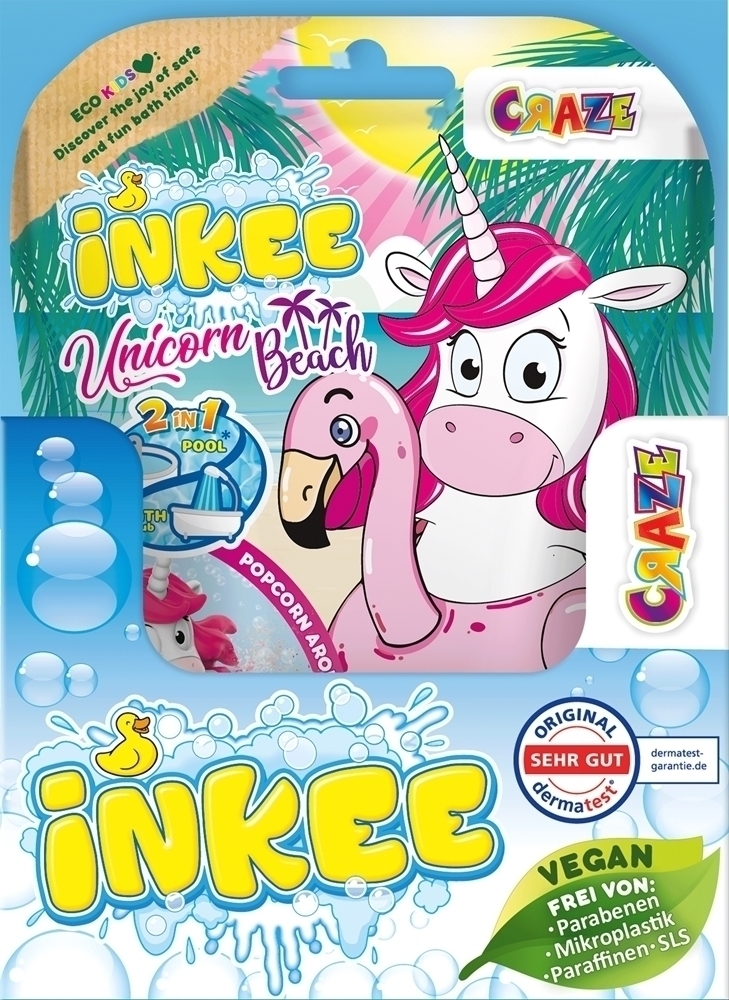 Пляжная пена для ванны Inkee Unicorn Craze, vaikams
Пляжная пена для ванны Inkee Unicorn Craze, vaikams