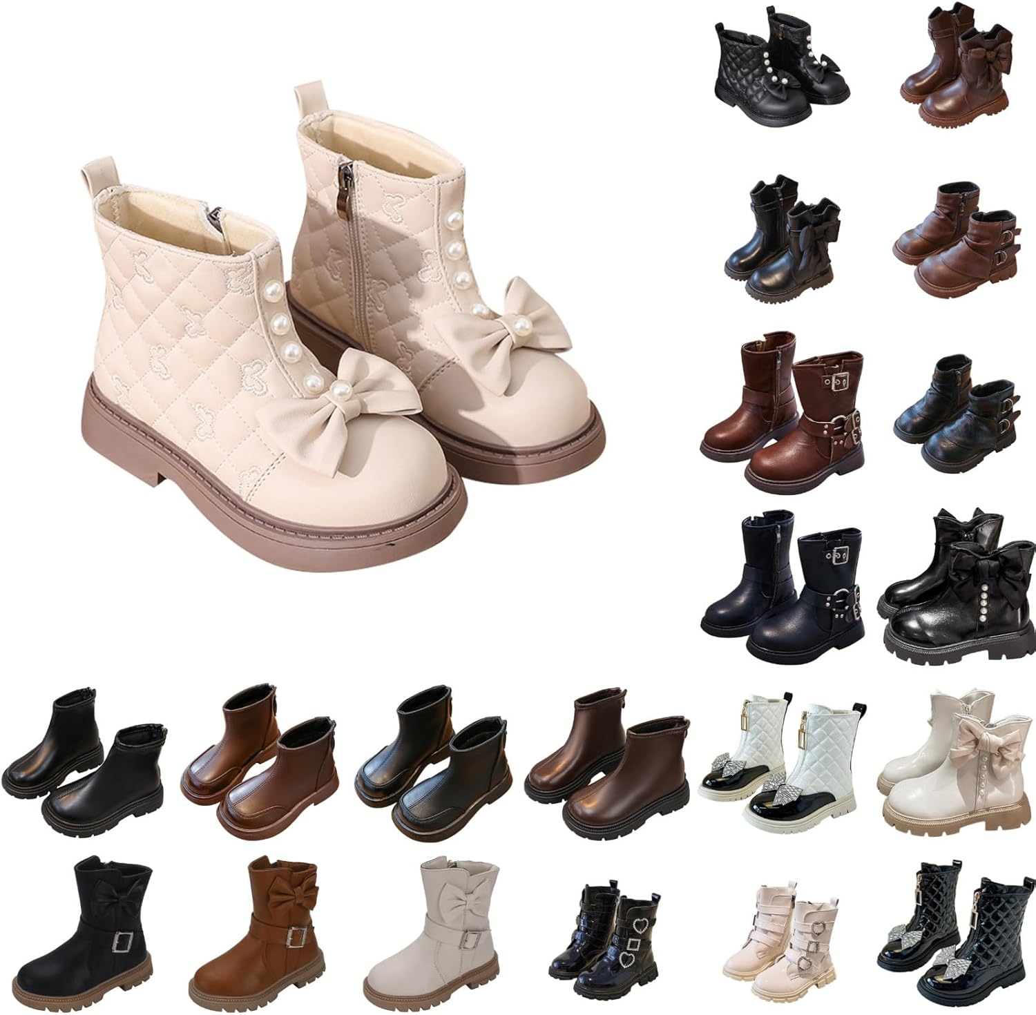 Детские модные ботильоны с бантом на молнии, удобные кожаные ботинки в стиле панк, зимние короткие ботинки для девочек 3-12 лет Generic, #001
Детские модные ботильоны с бантом на молнии, удобные кожаные ботинки в стиле панк, зимние короткие ботинки для девочек 3-12 лет Generic, #001