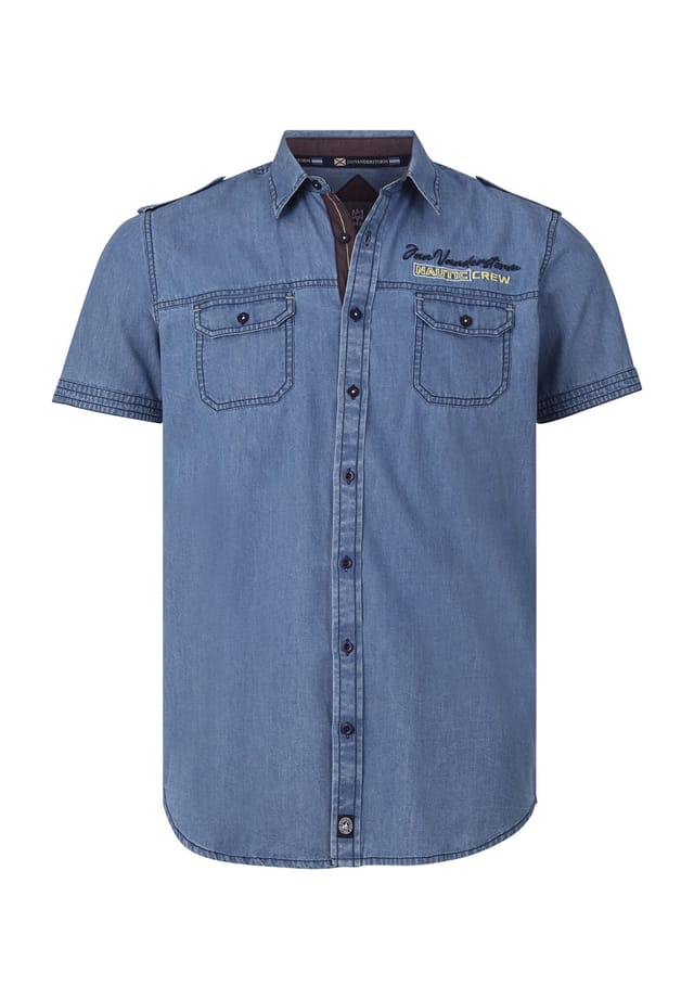 Рубашка джинсовая lorensius Jan Vanderstorm, голубой
Рубашка джинсовая lorensius Jan Vanderstorm, голубой