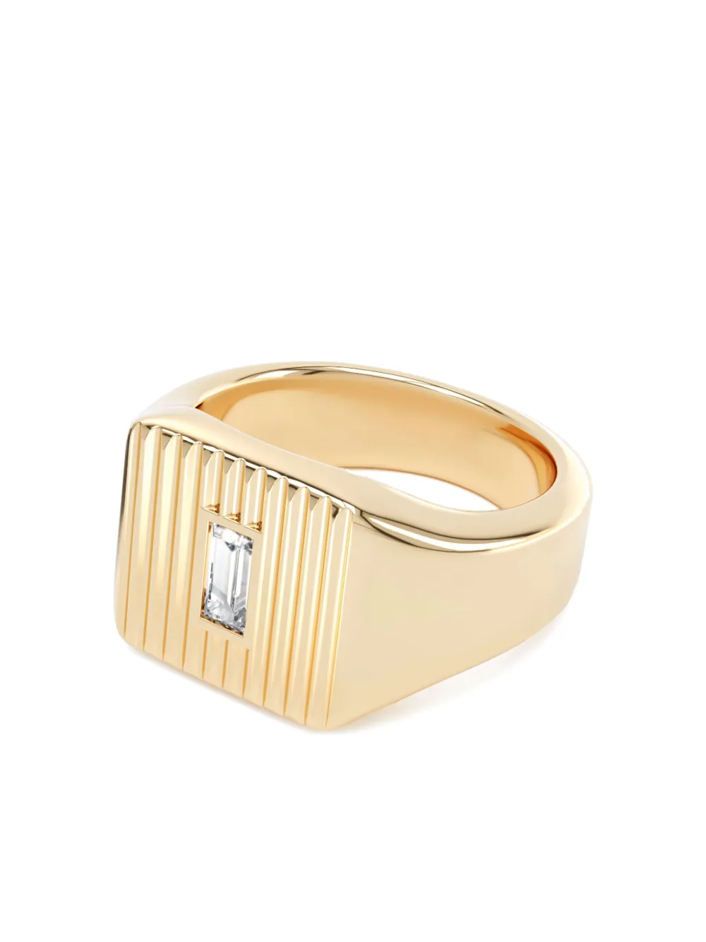 Перстень Eternity из желтого золота с бриллиантами LOEV, золотой