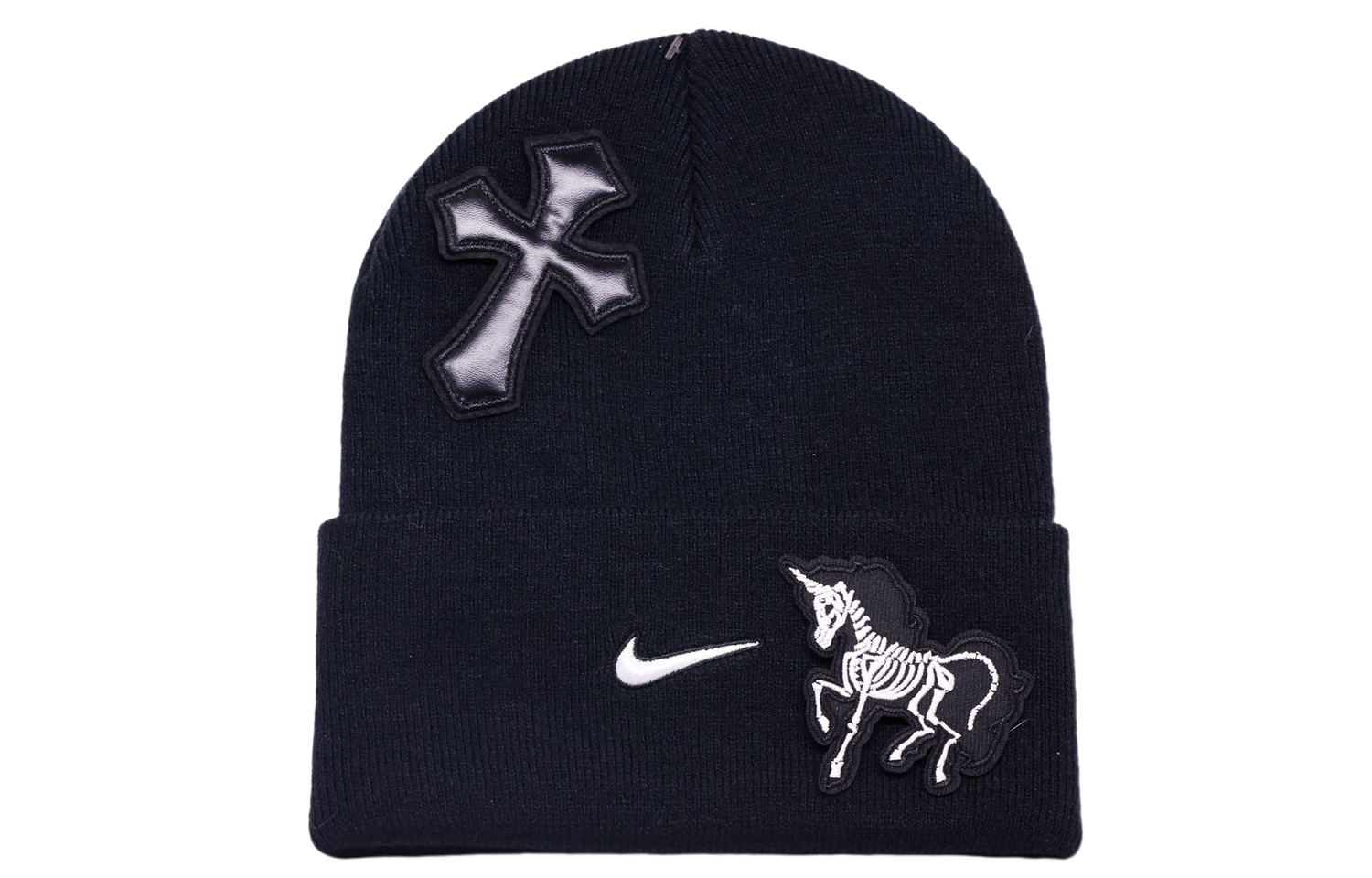 Nike Унисекс черная шапка-бини из полиэстера
Nike Унисекс черная шапка-бини из полиэстера