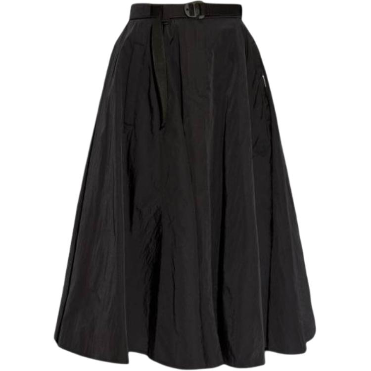 Юбка миди с поясом трапециевидного силуэта Moncler, черный
Юбка миди с поясом трапециевидного силуэта Moncler, черный