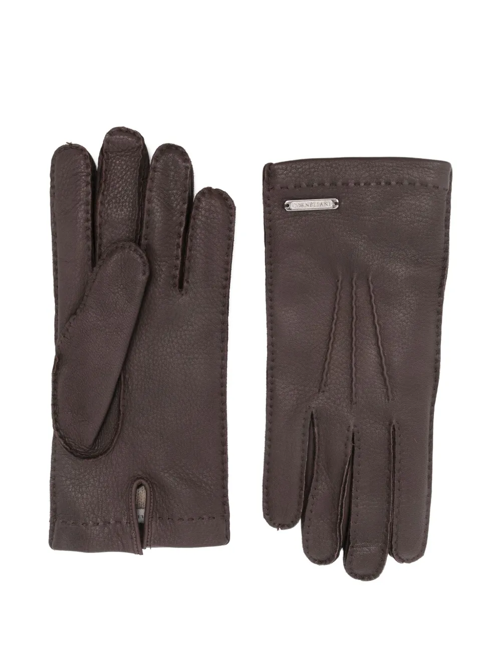 Кожаные перчатки Corneliani, коричневый
Кожаные перчатки Corneliani, коричневый