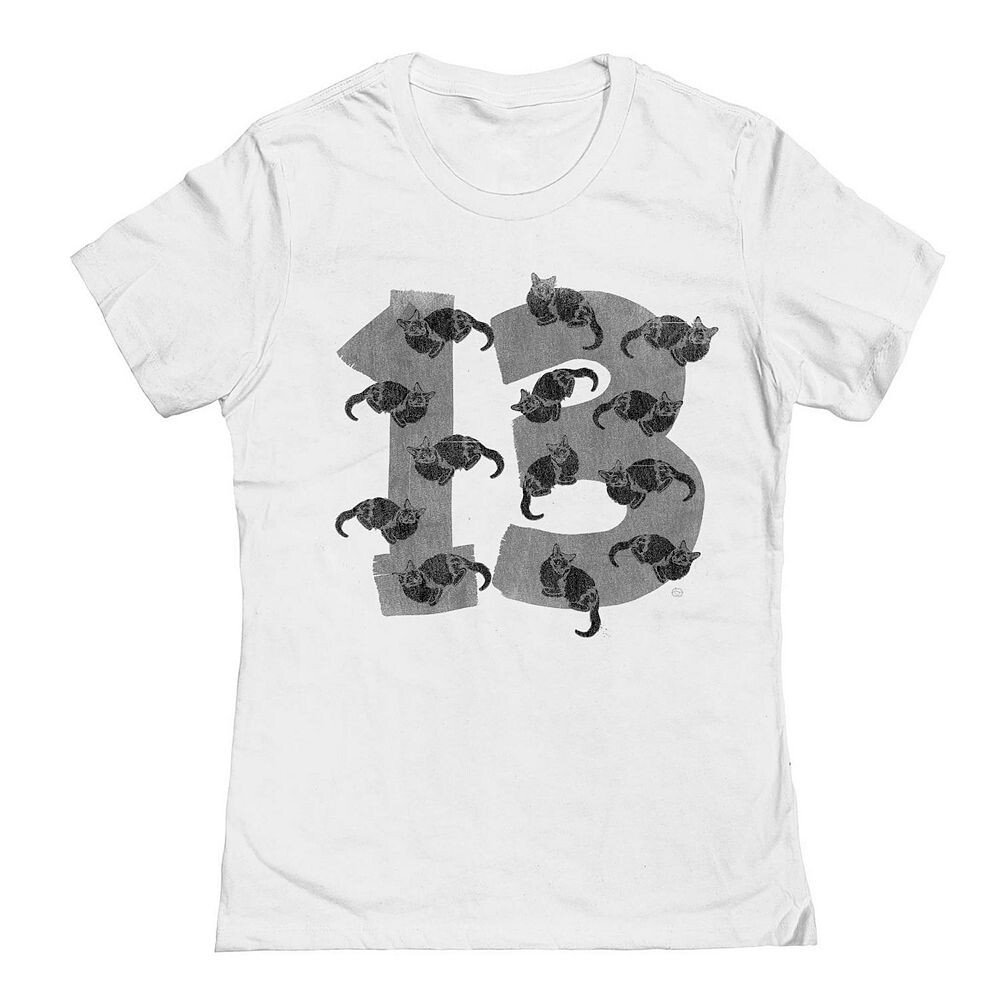 Футболка Junior's Thirteen с рисунком Хэллоуина, белый
Футболка Junior's Thirteen с рисунком Хэллоуина, белый