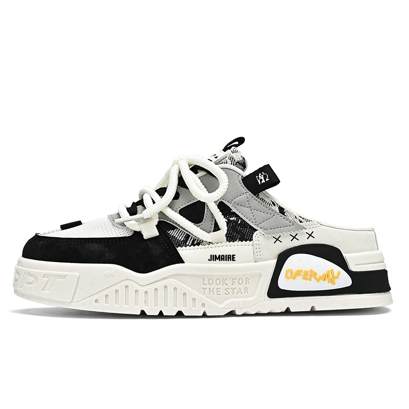 King Jinmai Закрытые тапочки мужские бежево-черные, цвет Beige Black
King Jinmai Закрытые тапочки мужские бежево-черные, цвет Beige Black