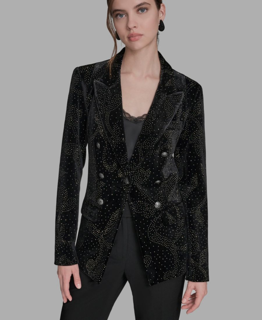 Женский блейзер с длинными рукавами и отделкой BCBG, Black/Silver
Женский блейзер с длинными рукавами и отделкой BCBG, Black/Silver