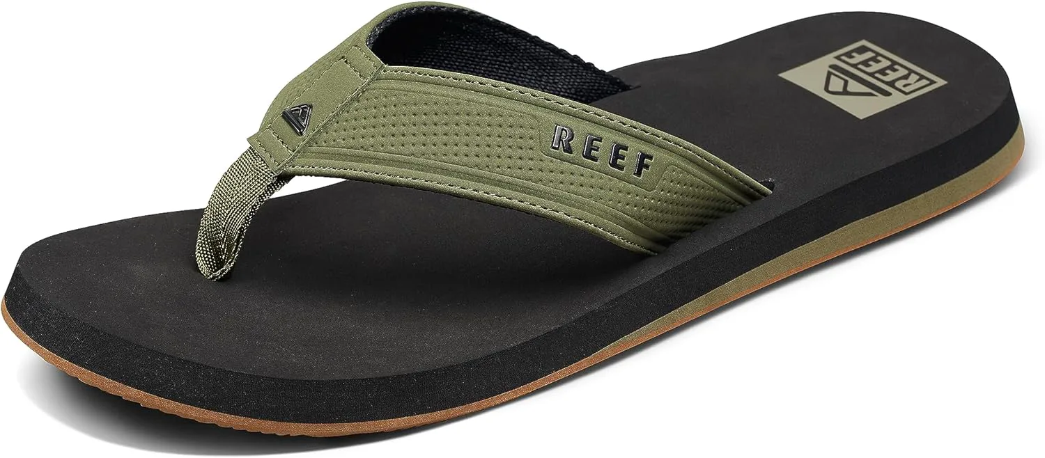 Мужские шлепанцы REEF Layback с поддержкой свода стопы, водостойкие, черный/оливковый
Мужские шлепанцы REEF Layback с поддержкой свода стопы, водостойкие, черный/оливковый