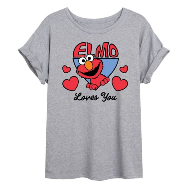 Футболка большого размера «Улица Сезам» от Juniors «Элмо любит тебя» Licensed Character, серый
Футболка большого размера «Улица Сезам» от Juniors «Элмо любит тебя» Licensed Character, серый